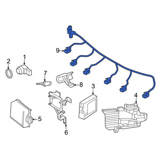 Mercedes-Benz OE - Front Parking Aid System Wiring Harness