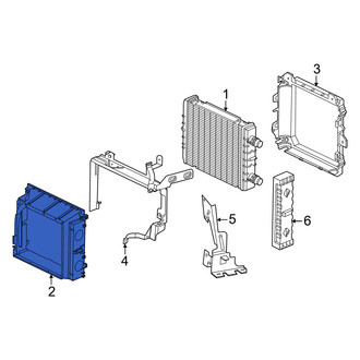 Mercedes-Benz OE - Front Radiator Support Panel