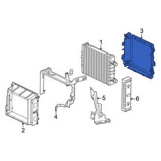 Mercedes-Benz OE - Rear Radiator Support Panel