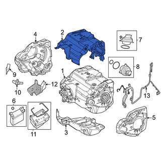 Mercedes-Benz OE - Upper Hybrid Electric Motor Housing