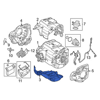 Mercedes-Benz OE - Lower Hybrid Electric Motor Housing