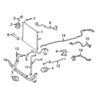 Mercedes-Benz OE - Cooling - Intercooler (Radiator Mounted)