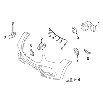 Mercedes-Benz OE - Front Bumper & Grille - Electrical Components (4Matic)