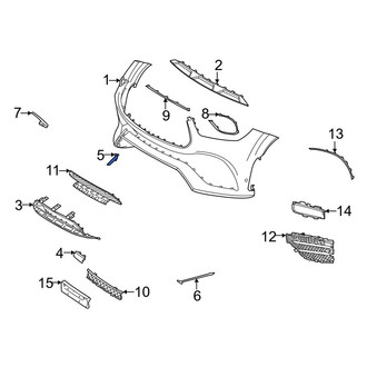 Mercedes-Benz OE - Front Lower Tow Eye Cap