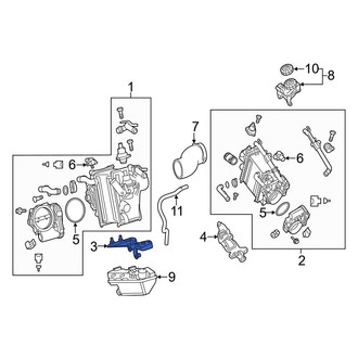 Mercedes-Benz OE - Right Intercooler Bracket