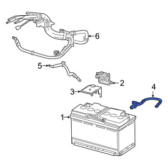 Mercedes-Benz OE - Battery Cable