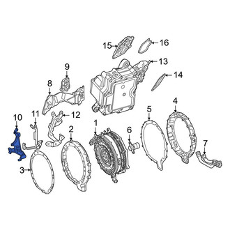 Mercedes-Benz OE - Front Hybrid Starter Generator Motor Bracket