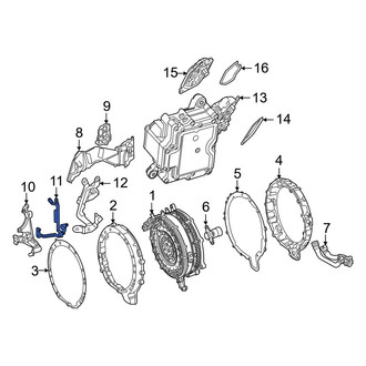 Mercedes-Benz OE - Center Hybrid Starter Generator Motor Bracket