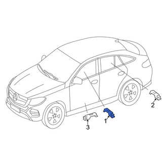Mercedes-Benz OE - Front Inner Keyless Entry Antenna