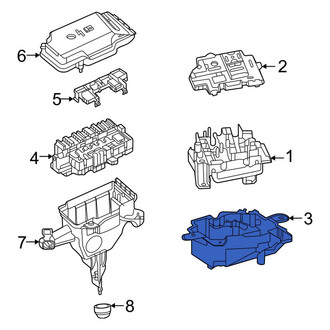 Mercedes-Benz OE - Lower Fuse Box Cover