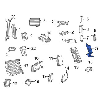 Mercedes-Benz OE - Rear Body Control Module Bracket
