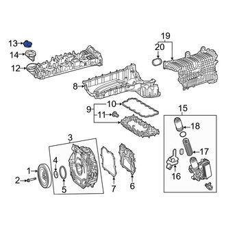 Mercedes-Benz OE - Engine Oil Filler Cap