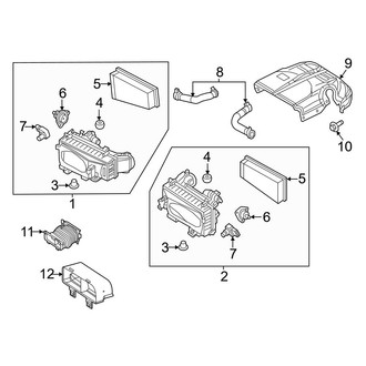 Mercedes-Benz OE - Engine - Air Intake (Sport Utility Coupe 4.0L)