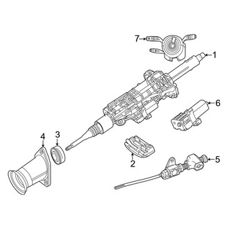 Mercedes-Benz OE - Steering Column Assembly (Sport Utility Coupe)