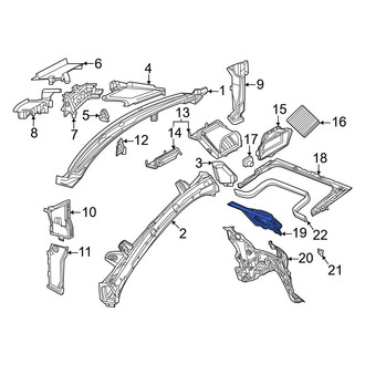Mercedes-Benz OE - Front Upper Cowl Panel