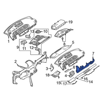 Mercedes-Benz OE - Instrument Panel Trim Panel