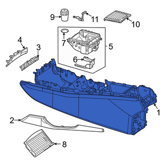 Mercedes-Benz OE - Center Center Console