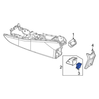Mercedes-Benz OE - Rear Console Compartment