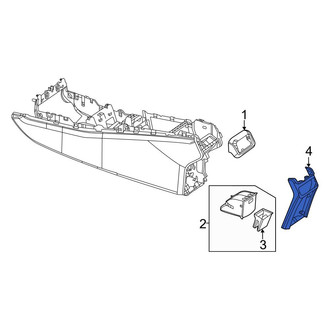 Mercedes-Benz OE - Rear Upper Console Trim Panel
