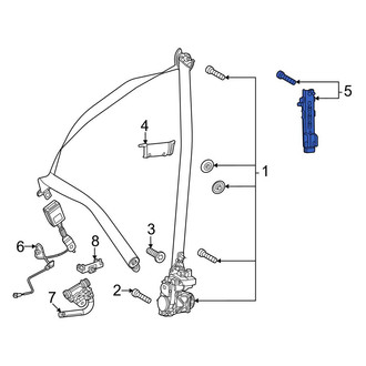 Mercedes-Benz OE - Front Seat Belt Height Adjuster
