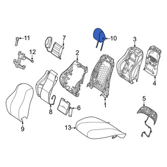 Mercedes-Benz OE - Front Left Headrest