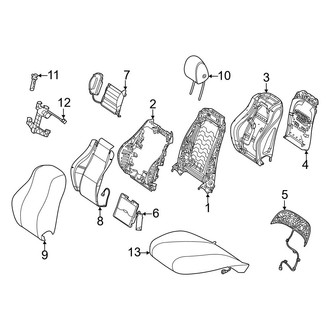 Mercedes-Benz OE - Seats & Tracks - Passenger Seat Components (Sport Utility Coupe)