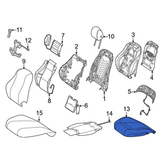 Mercedes-Benz OE - Front Right Seat Cushion Foam