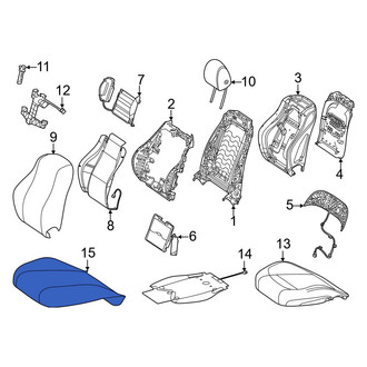 Mercedes-Benz OE - Center Seat Cover