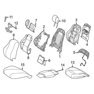 Mercedes-Benz OE - Seats & Tracks - Driver Seat Components (Sport Utility Coupe)