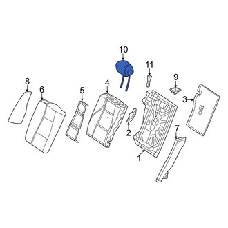 Mercedes-Benz OE - Rear Left Headrest
