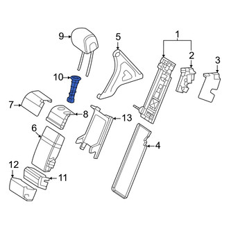 Mercedes-Benz OE - Rear Right Headrest Guide