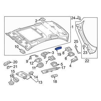 Mercedes-Benz OE - Left Coat Hook