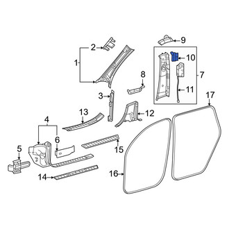 Mercedes-Benz OE - Right Coat Hook