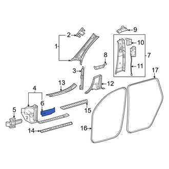 Mercedes-Benz OE - Lower Fuse Box Cover