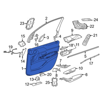 Mercedes-Benz OE - Front Left Inner Door Interior Trim Panel