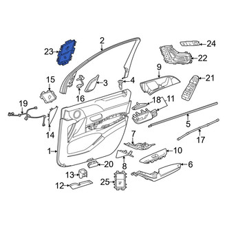 Mercedes-Benz OE - Front Right Door Lock Switch