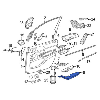 Mercedes-Benz OE - Front Left Door Armrest