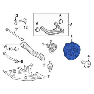 Mercedes-Benz OE - Front Wheel Bearing and Hub Assembly