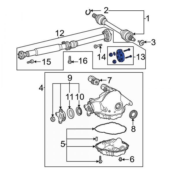 Drive Shaft Flex Joint