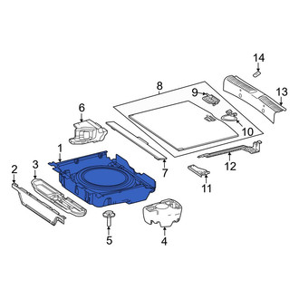 Mercedes-Benz OE - Rear Spare Tire Compartment