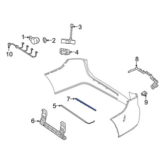 Mercedes-Benz OE - Lower Liftgate Motion Sensor Bracket