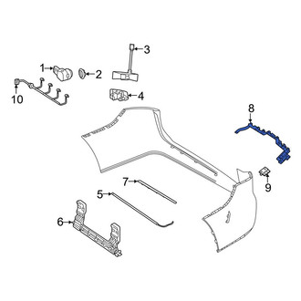 Mercedes-Benz OE - Lower Liftgate Motion Sensor Bracket
