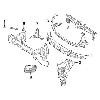 Mercedes-Benz OE - Front Bumper & Grille - Bumper & Components (Inner Components), (4Matic)