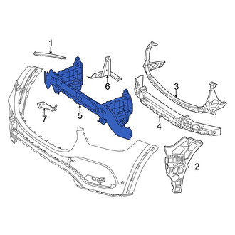 Mercedes-Benz OE - Front Bumper Impact Bar