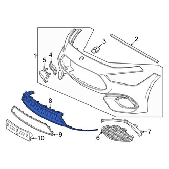 Mercedes-Benz OE - Front Lower Grille