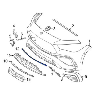 Mercedes-Benz OE - Front Center Bumper Trim