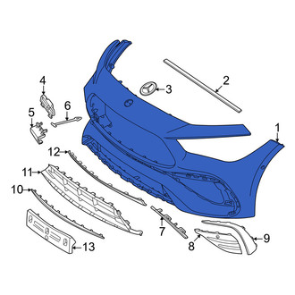 Mercedes-Benz OE - Front Bumper Cover