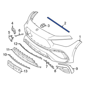 Mercedes-Benz OE - Left Bumper Seal
