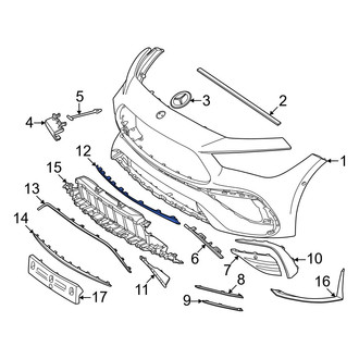 Mercedes-Benz OE - Front Center Bumper Trim