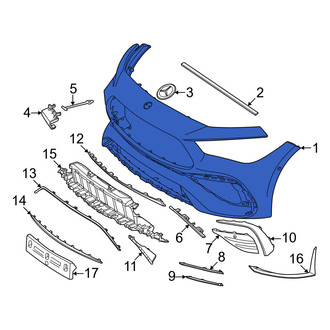 Mercedes-Benz OE - Front Bumper Cover